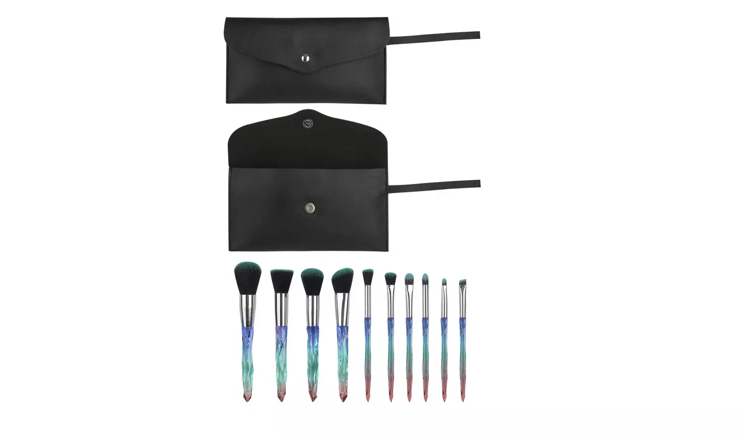 SY Acrylic Makeup Brush Set 10pc