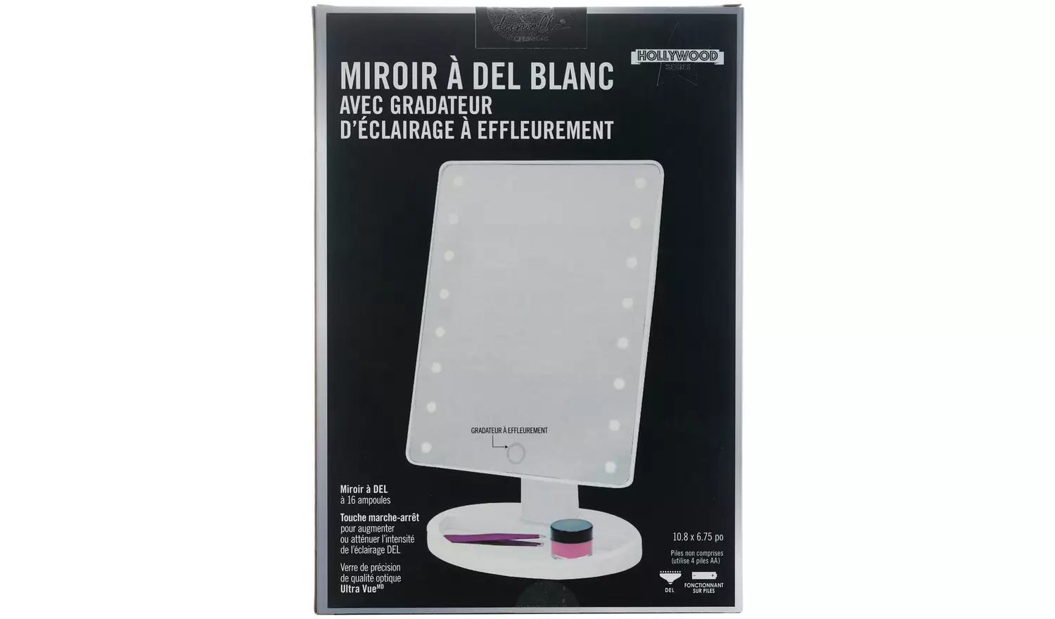 Danielle Creations Hollywood Vanity Mirror - 27cm