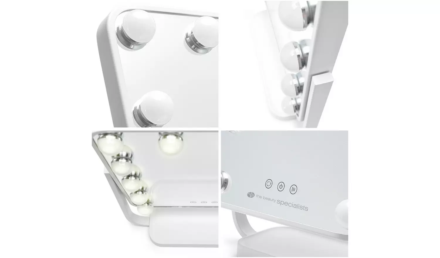 Rio Hollywood Glamour Lighted Dressing Table Mirror