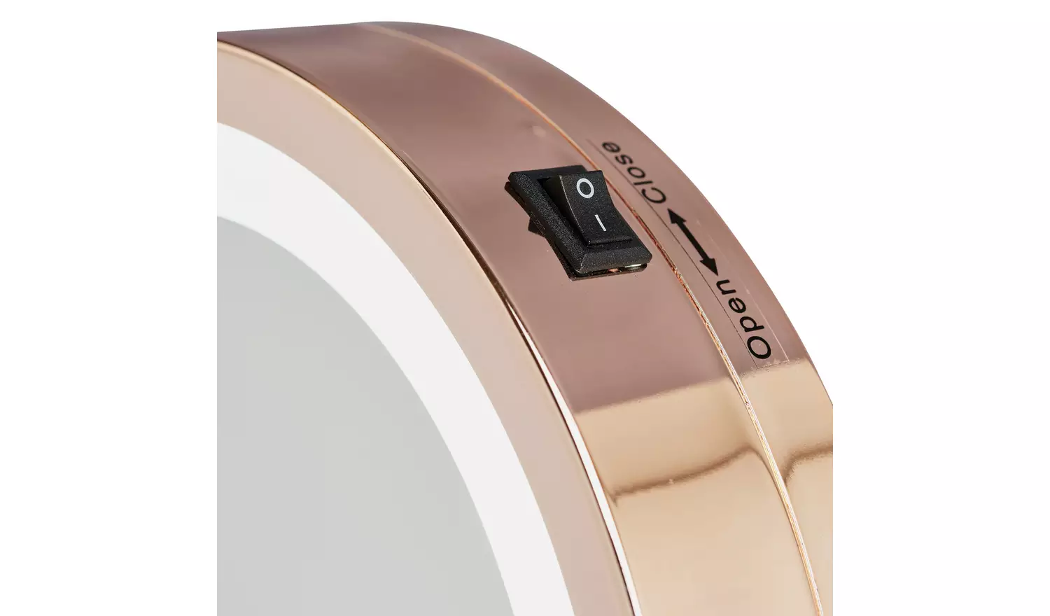 Danielle Creations Rose Gold Finish Light Up Beauty Mirror