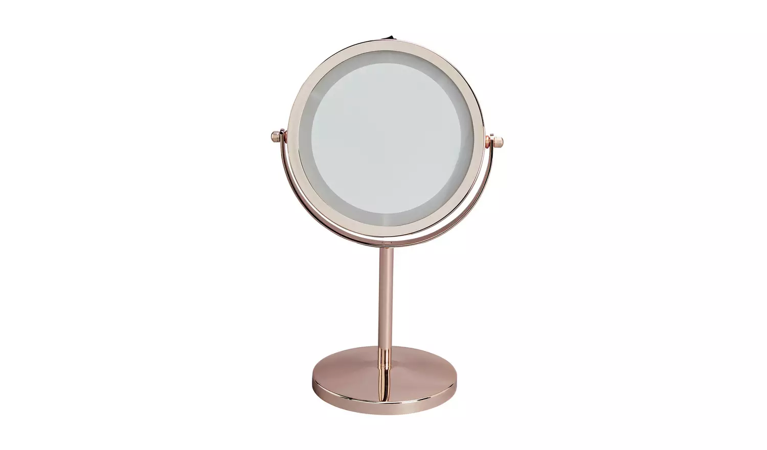 Danielle Creations Rose Gold Finish Light Up Beauty Mirror