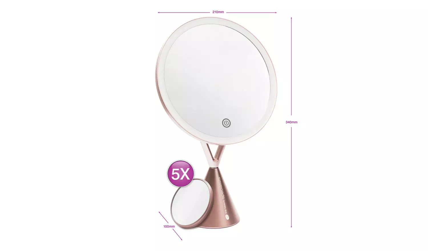 Rio Illuminated HD Makeup Mirror