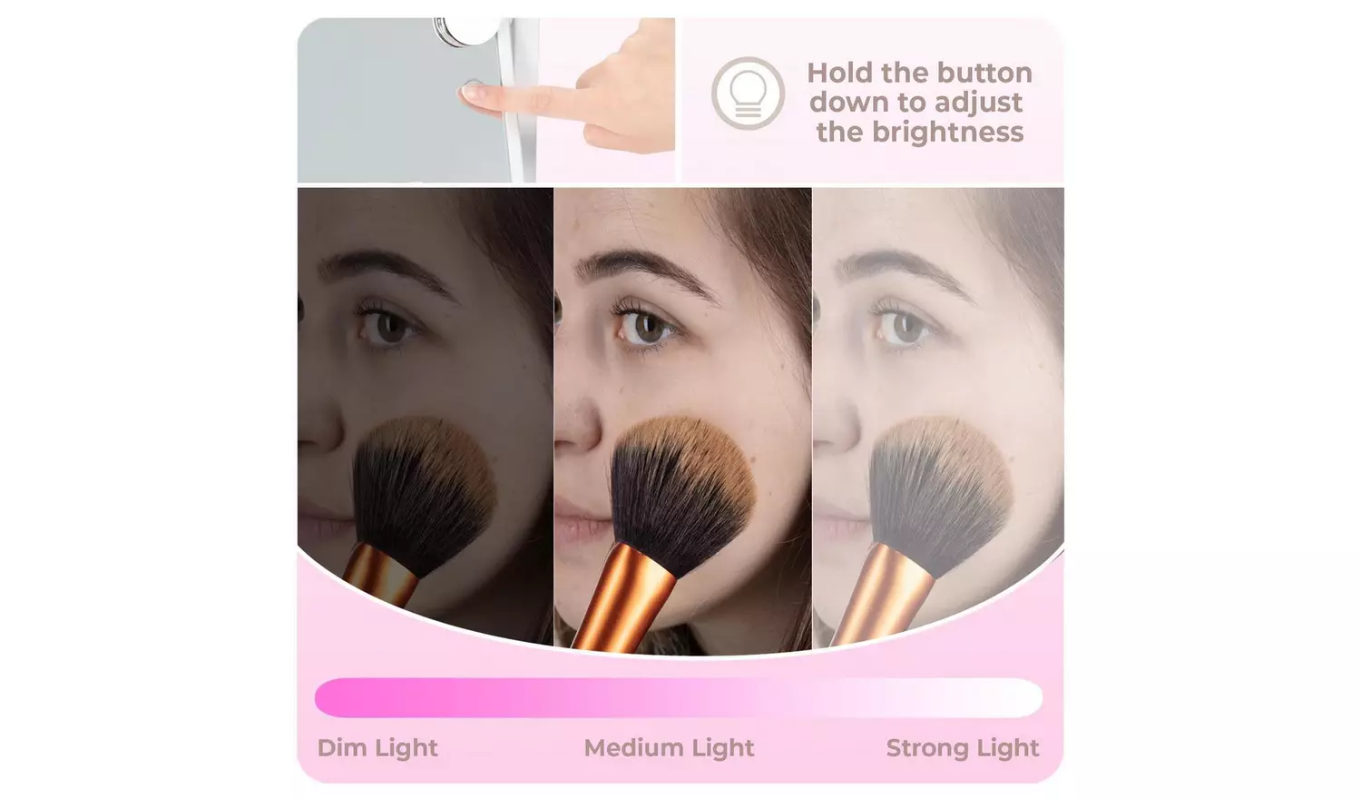 STYLPRO Hollywood Bluetooth Mirror