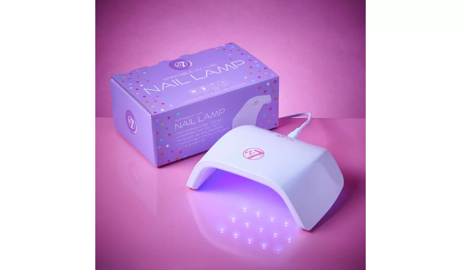 W7 UV/LED Gel Nail Lamp
