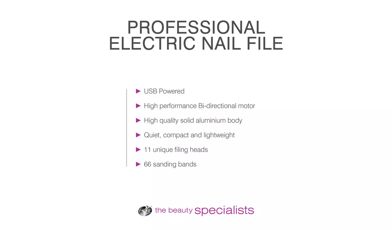 Rio Professional Electric Nail File