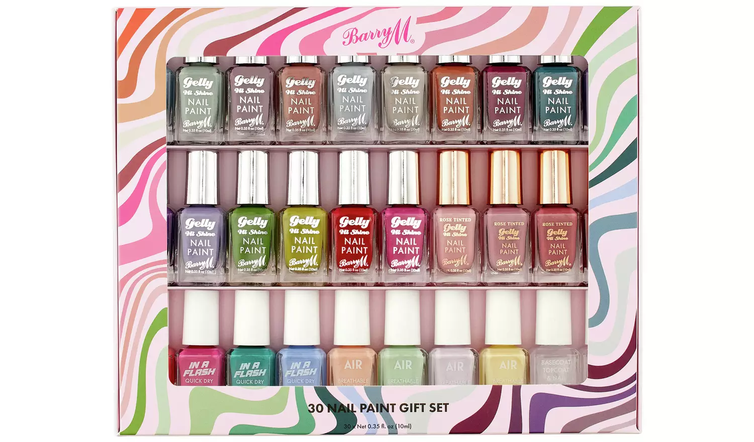 Barry M Cosmestics 10ml Nail Polish - Pack of 30