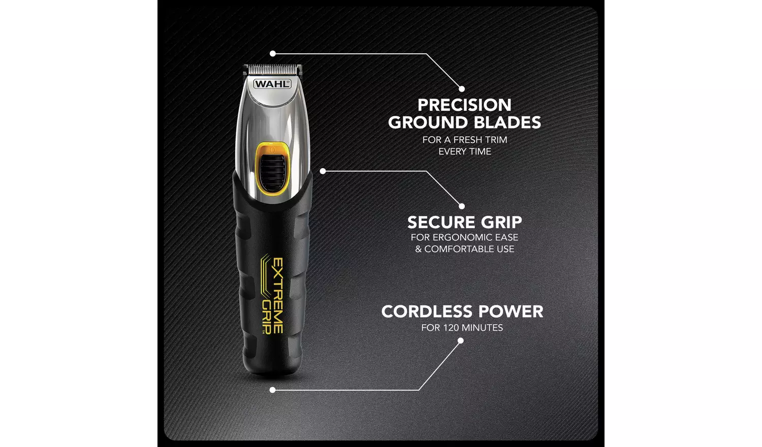 Wahl Extreme Grip Stubble and Beard Trimmer 9893-1917X