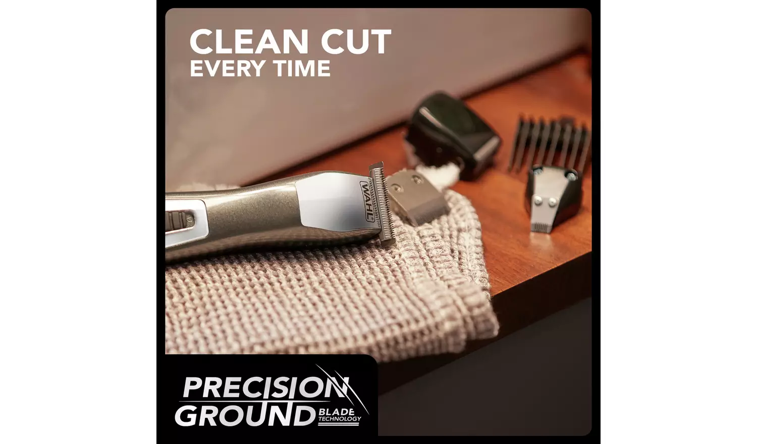 Wahl Chromium Beard Trimmer and Grooming Kit 9855-2417X