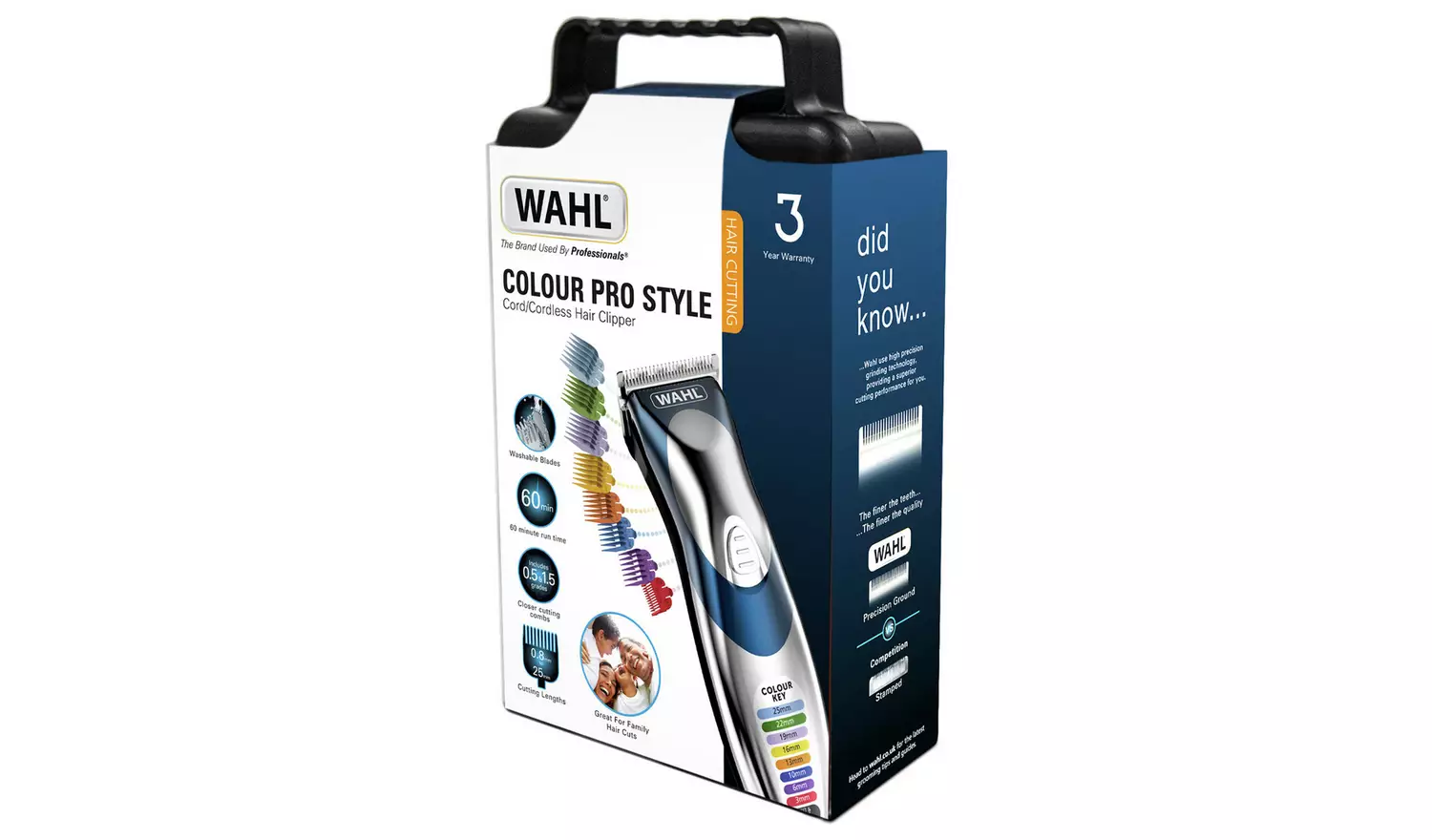 Wahl Colour Pro Style Cordless Hair Clipper 9639-2117X