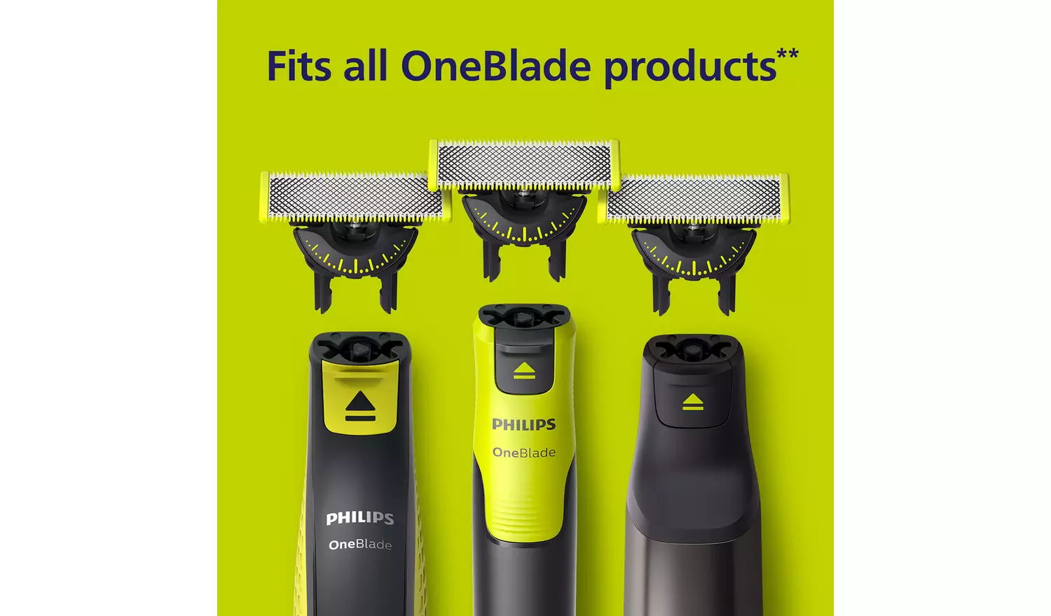 Philips OneBlade Replacement Razor Blade Heads 2 pk QP420/50