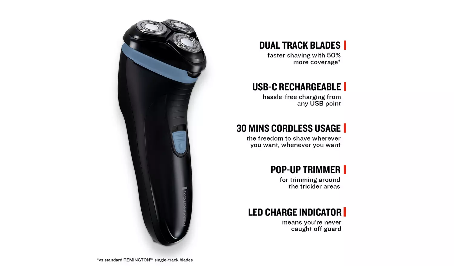 Remington R1 Style Series Rotary Electric Shaver R1000