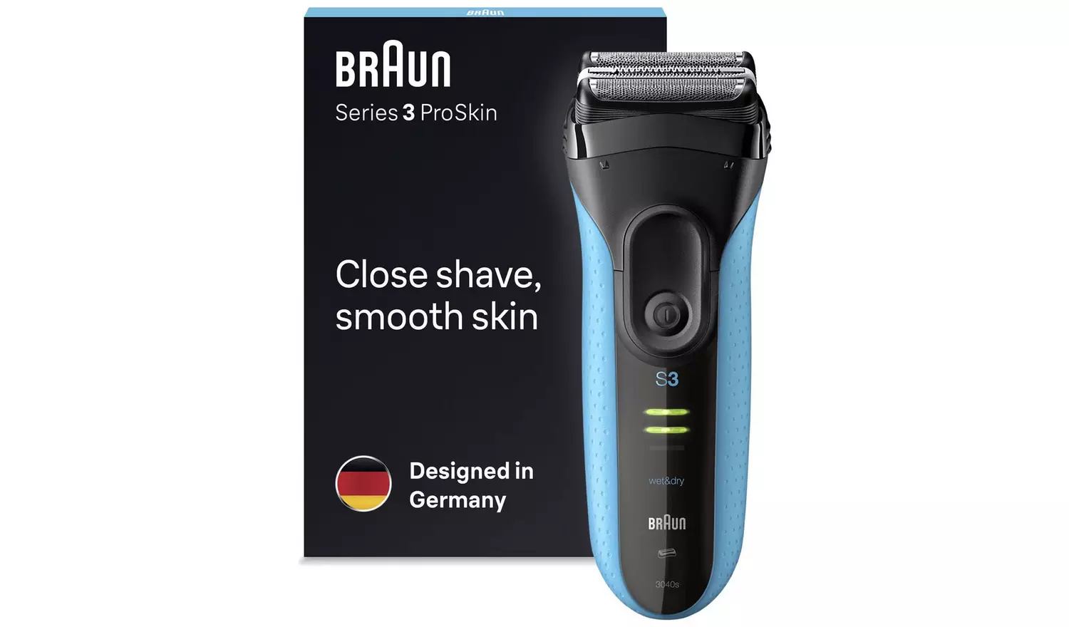 Braun Series 3 Wet and Dry Electric Shaver 3040s