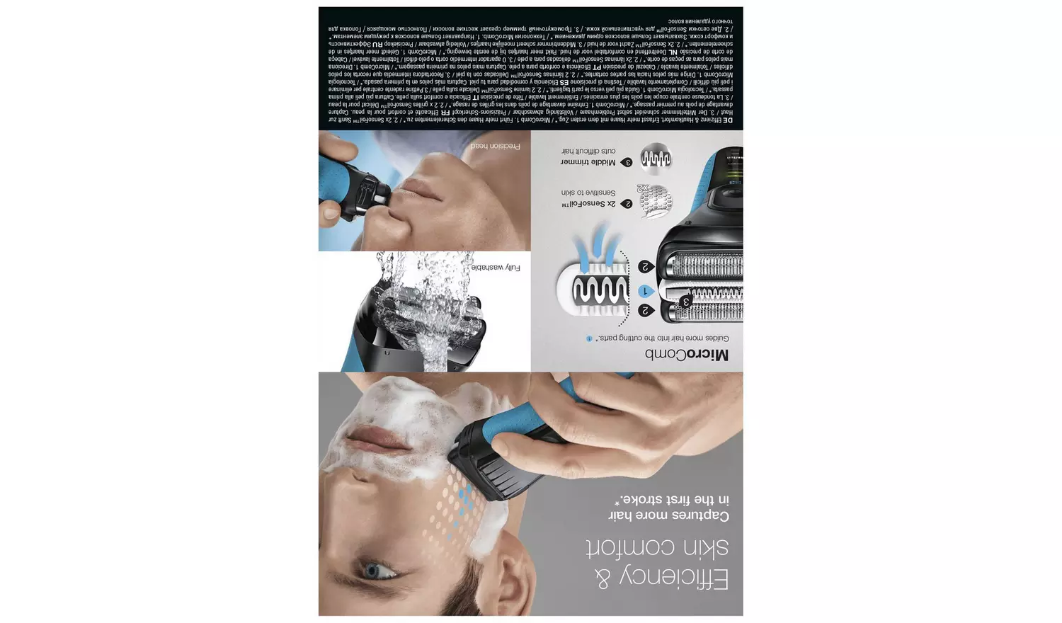 Braun Series 3 Wet and Dry Electric Shaver 3040s