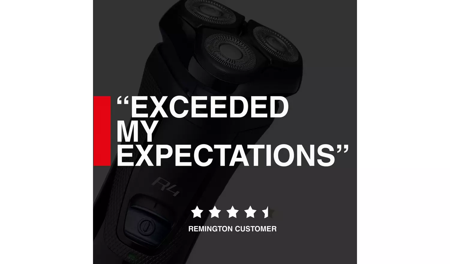 Remington R4 Style Cordless Rotary Electric Shaver R4002w