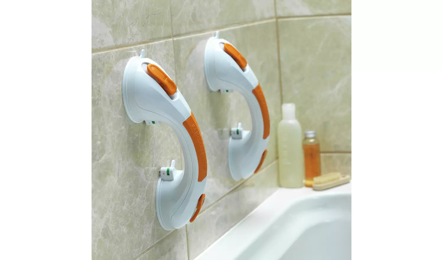 Suction Plastic Safety Grips - Pack of 2