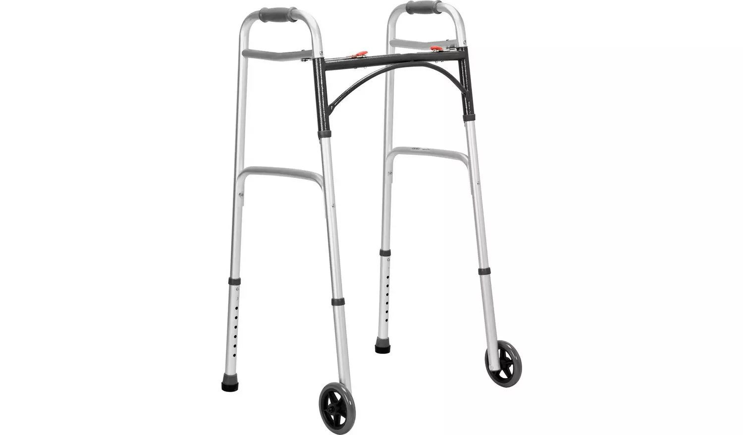 Drive Devilbiss Adjustable Folding Walking Frame with Wheels