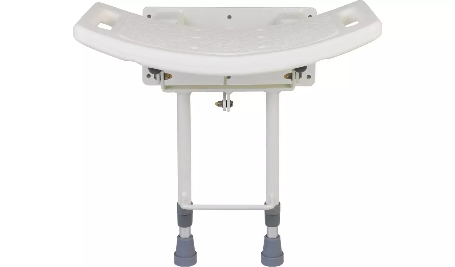 Shower Seat with Legs - Wall Mounted