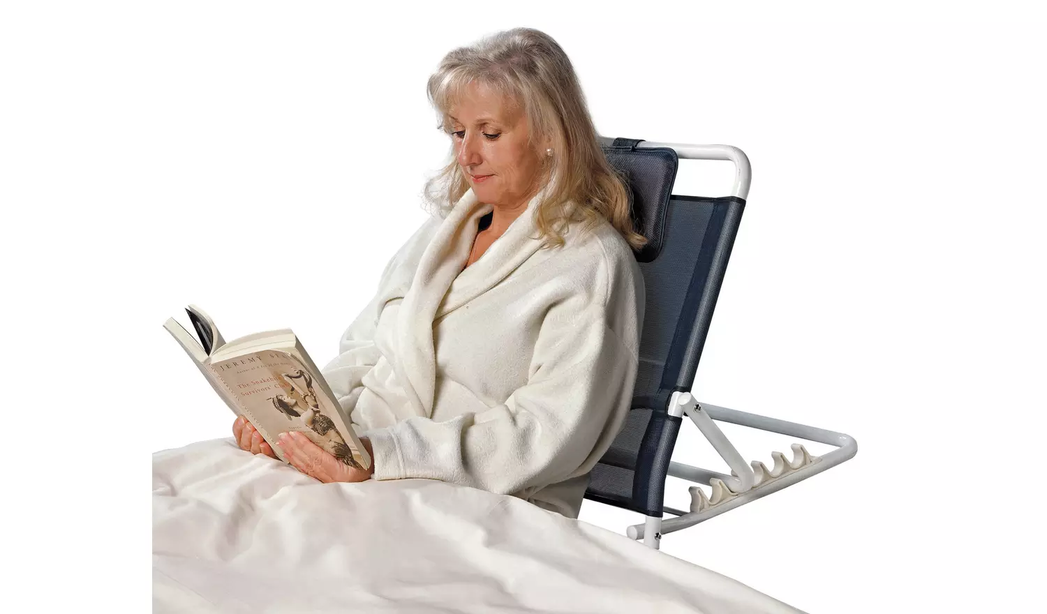 Adjustable Bed Backrest with Headrest