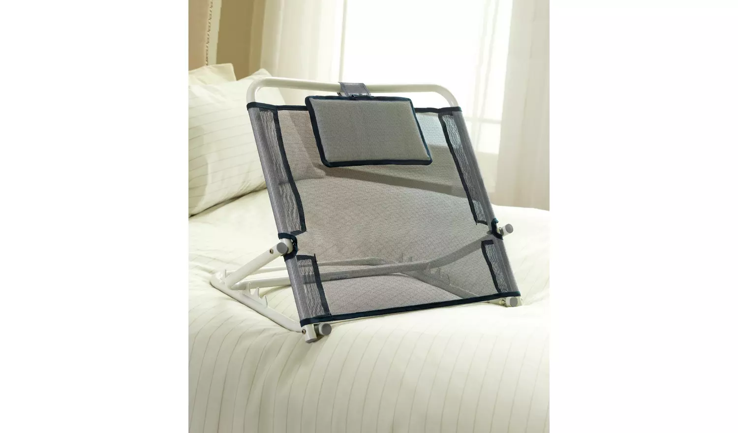 Adjustable Bed Backrest with Headrest