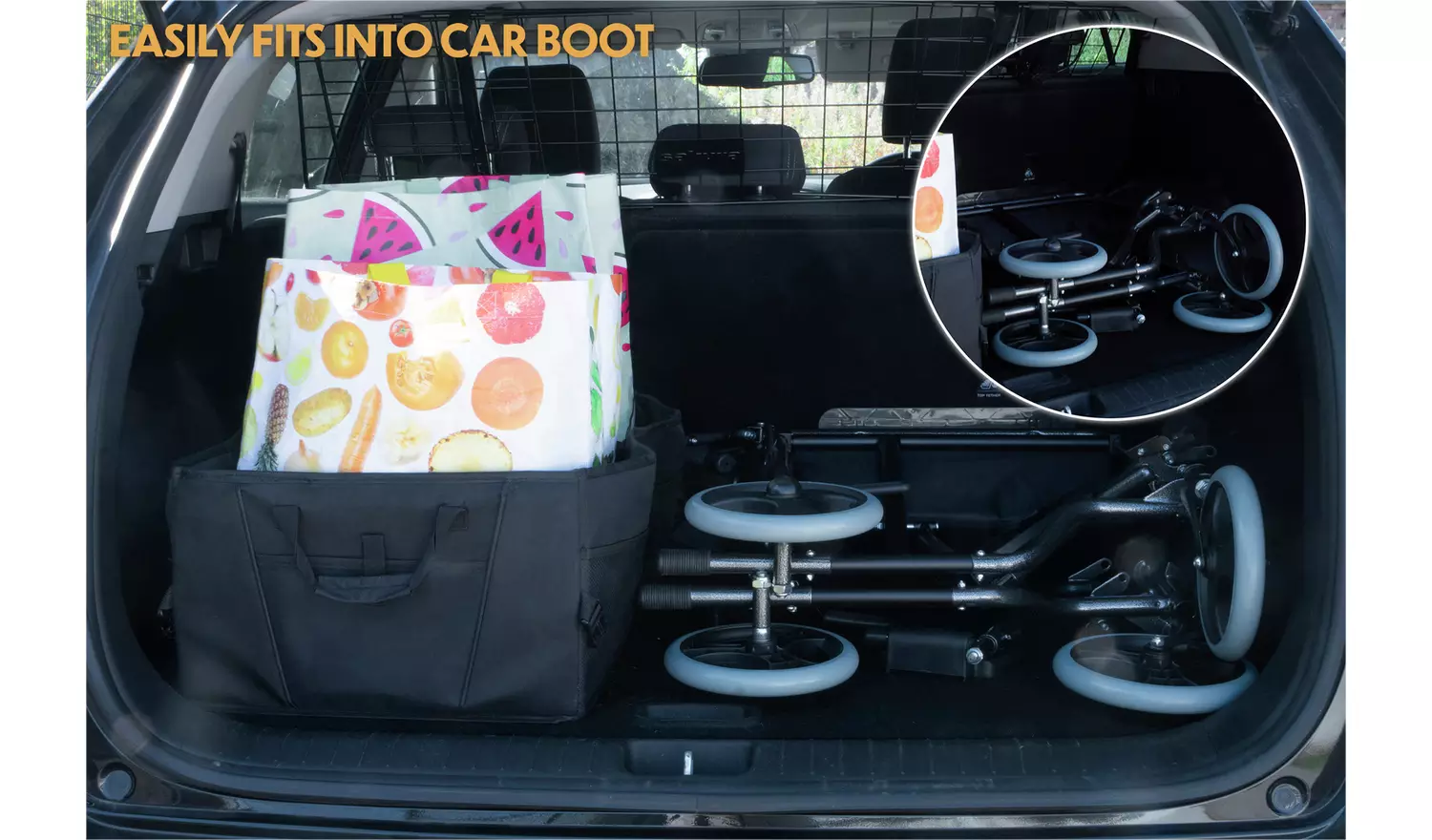 Aidapt Compact Lightweight Steel Wheelchair