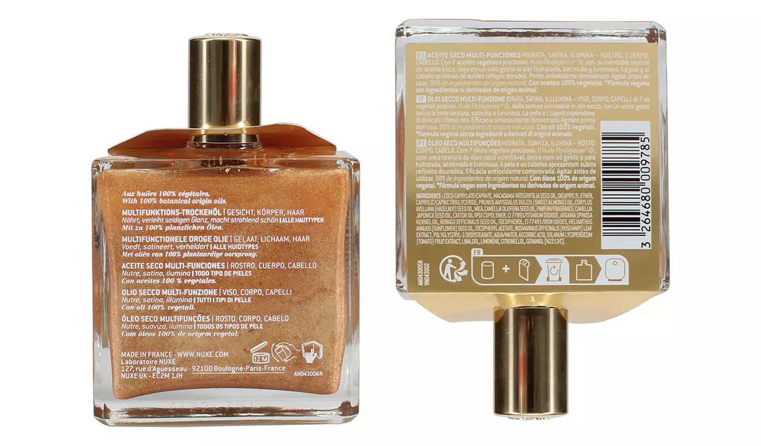 Nuxe Huile 50ml Dry Oil Spray-Gold