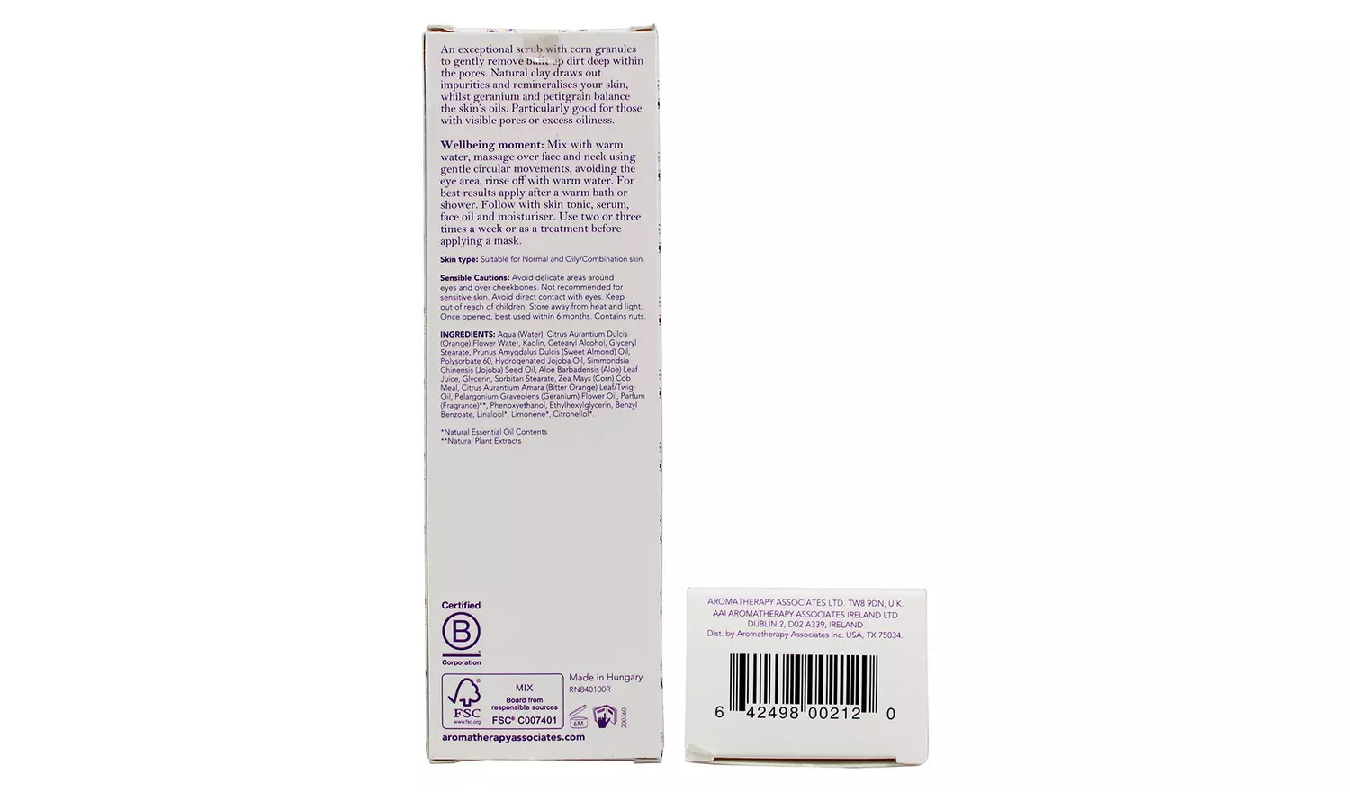 Aromatherapy Mattifying Facial Scrub