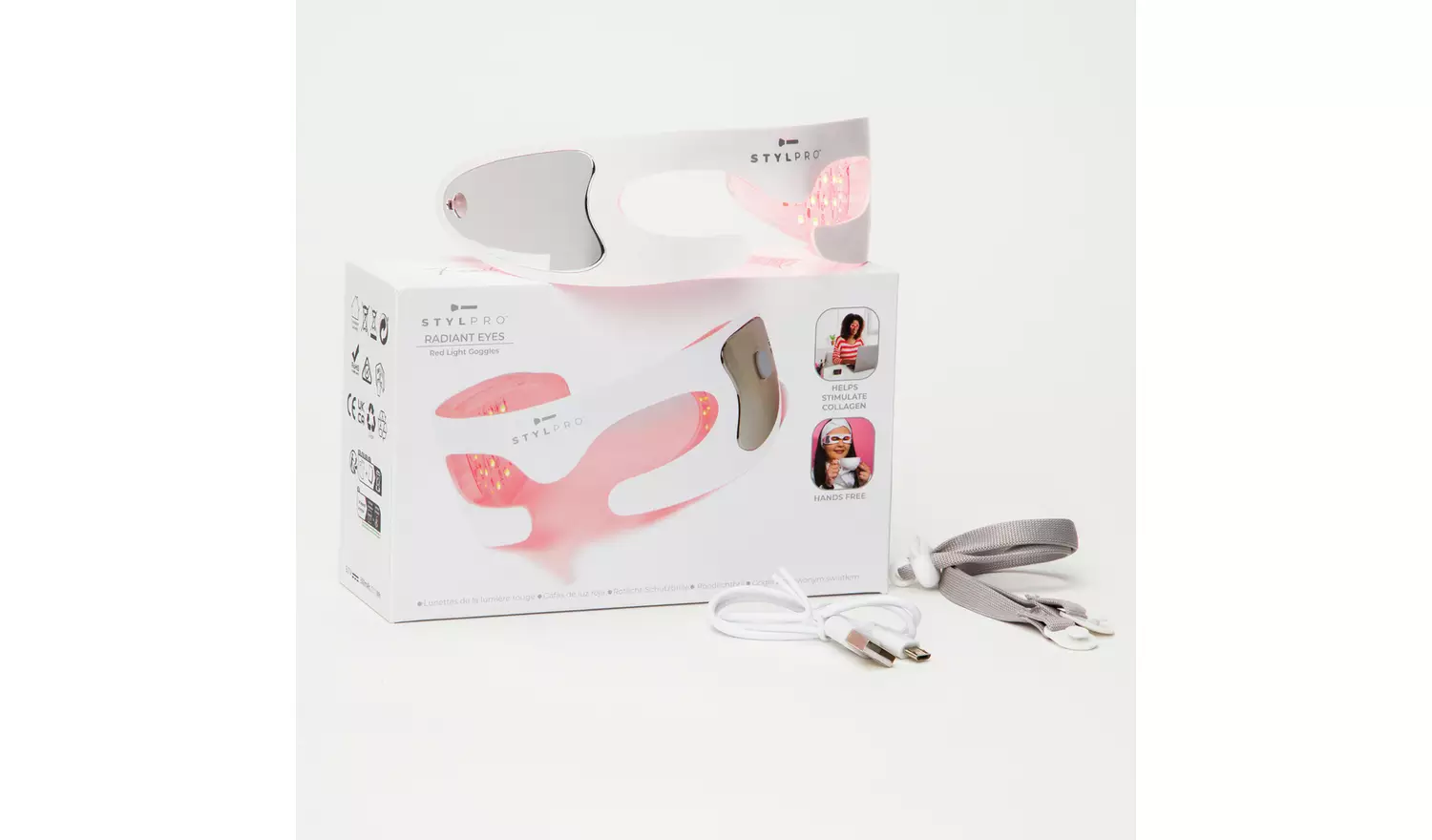 STYLPRO Radiant Eyes Red Light Therapy Goggles