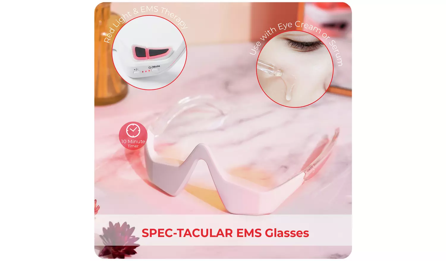 STYLPRO Spec-tacular EMS and Red Light Therapy Glasses