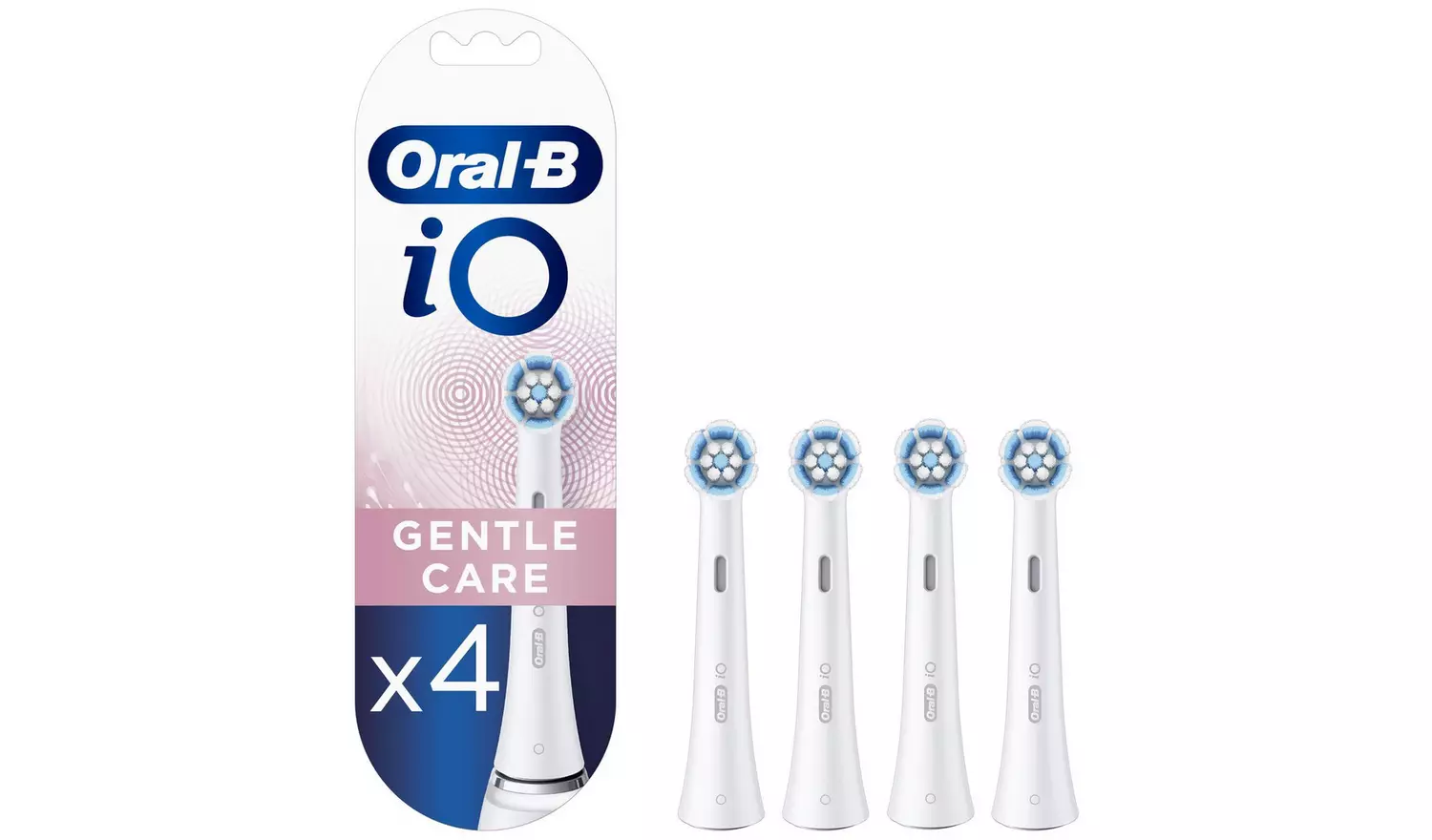 Oral-B iO Gentle Care Toothbrush Heads - 4 Pack