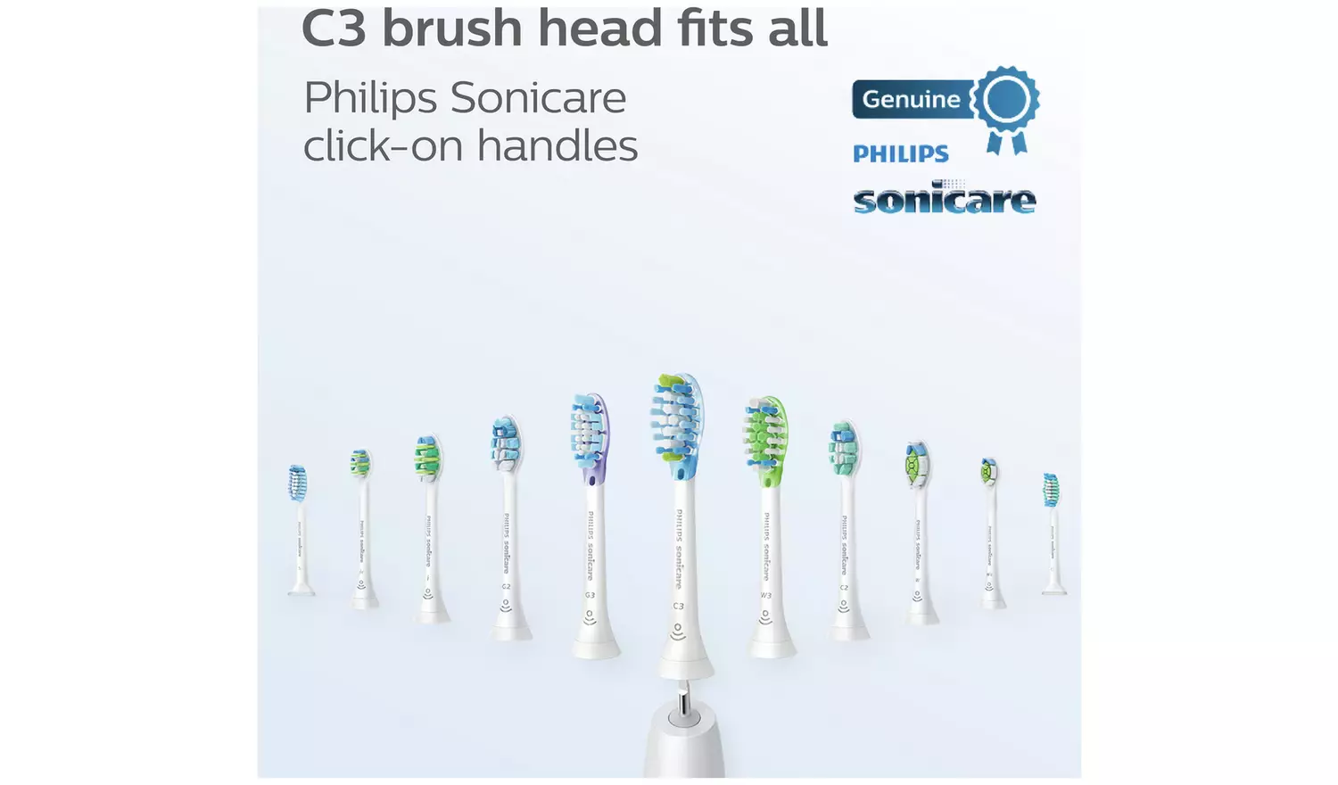 Philips Sonicare Premium Plaque Brush Heads White 4 Pack