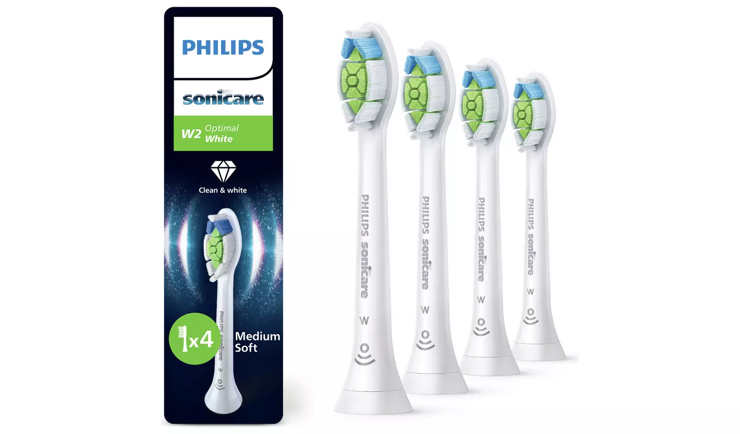 Philips Sonicare Optimal White Toothbrush Heads White 4 Pack
