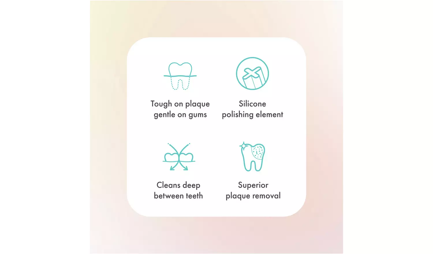 Ordo Sonic Charcoal Grey Electric Brush Heads - 4 Pack