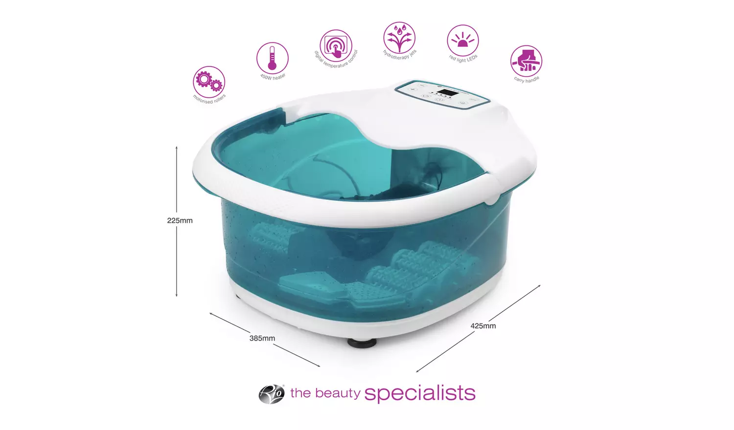 Rio Motorised Roller Foot Spa and Massager