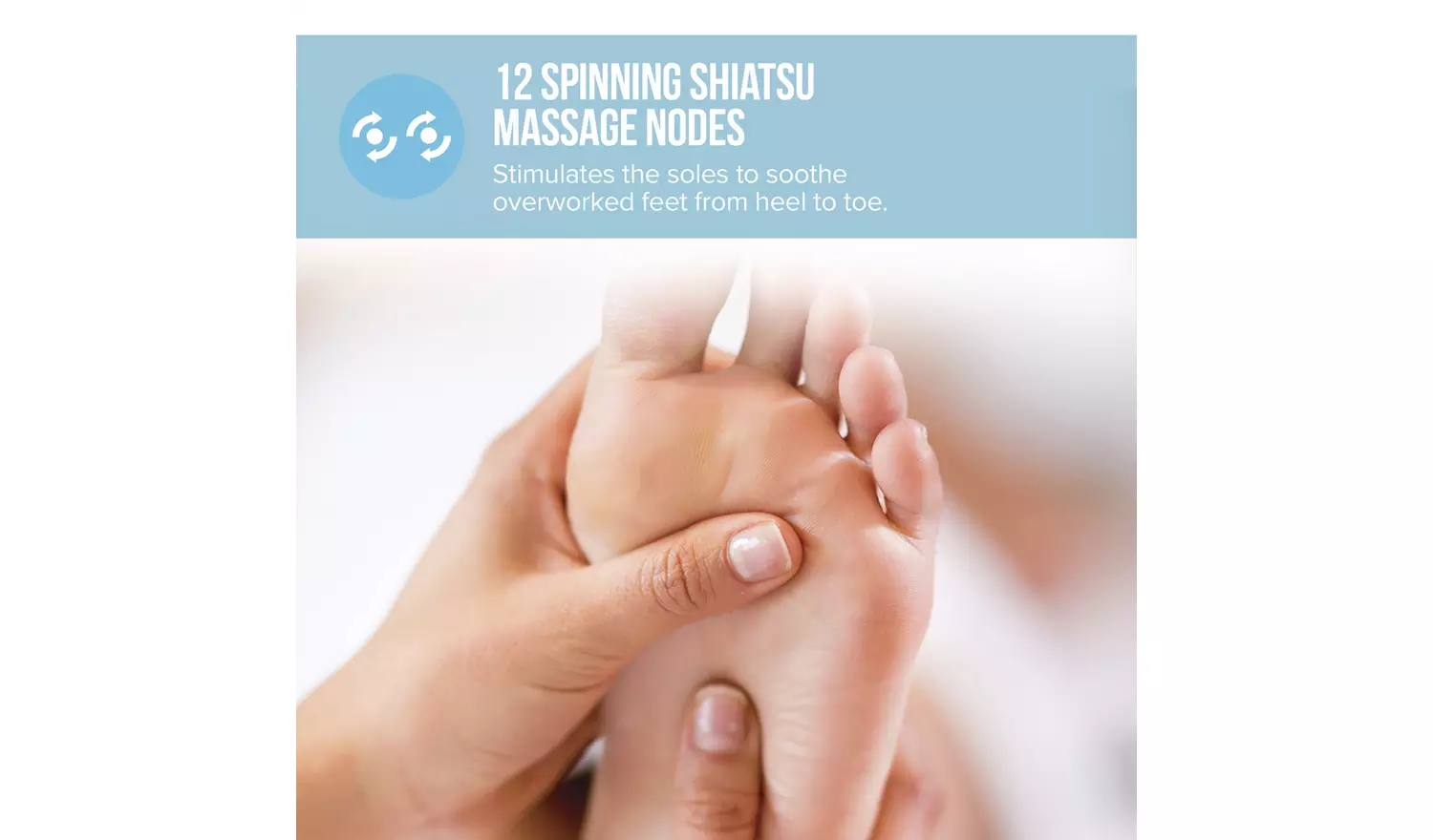 HoMedics Dual Shiatsu Heat Foot Massager