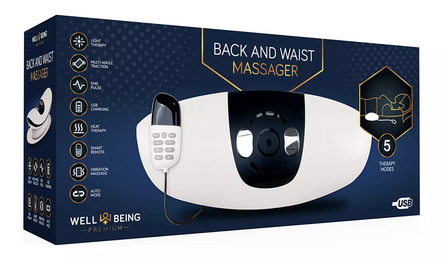 Menkind Waist And Back Massager