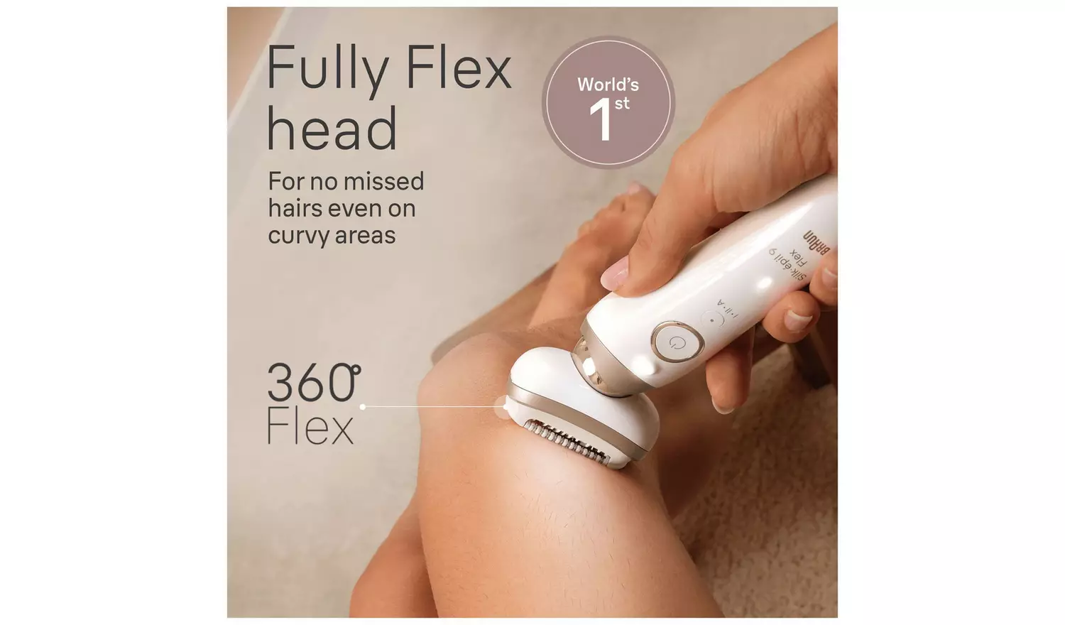 Braun Silk-epil 9 Flex 9-041 3D Wet & Dry Cordless Epilator