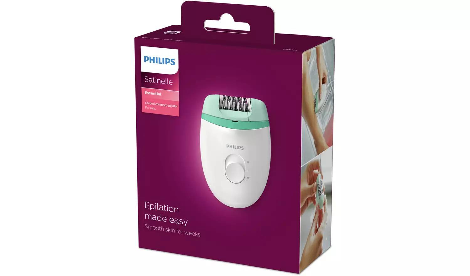Philips Satinelle Essential Epilator 2000 Series, BRE224/00