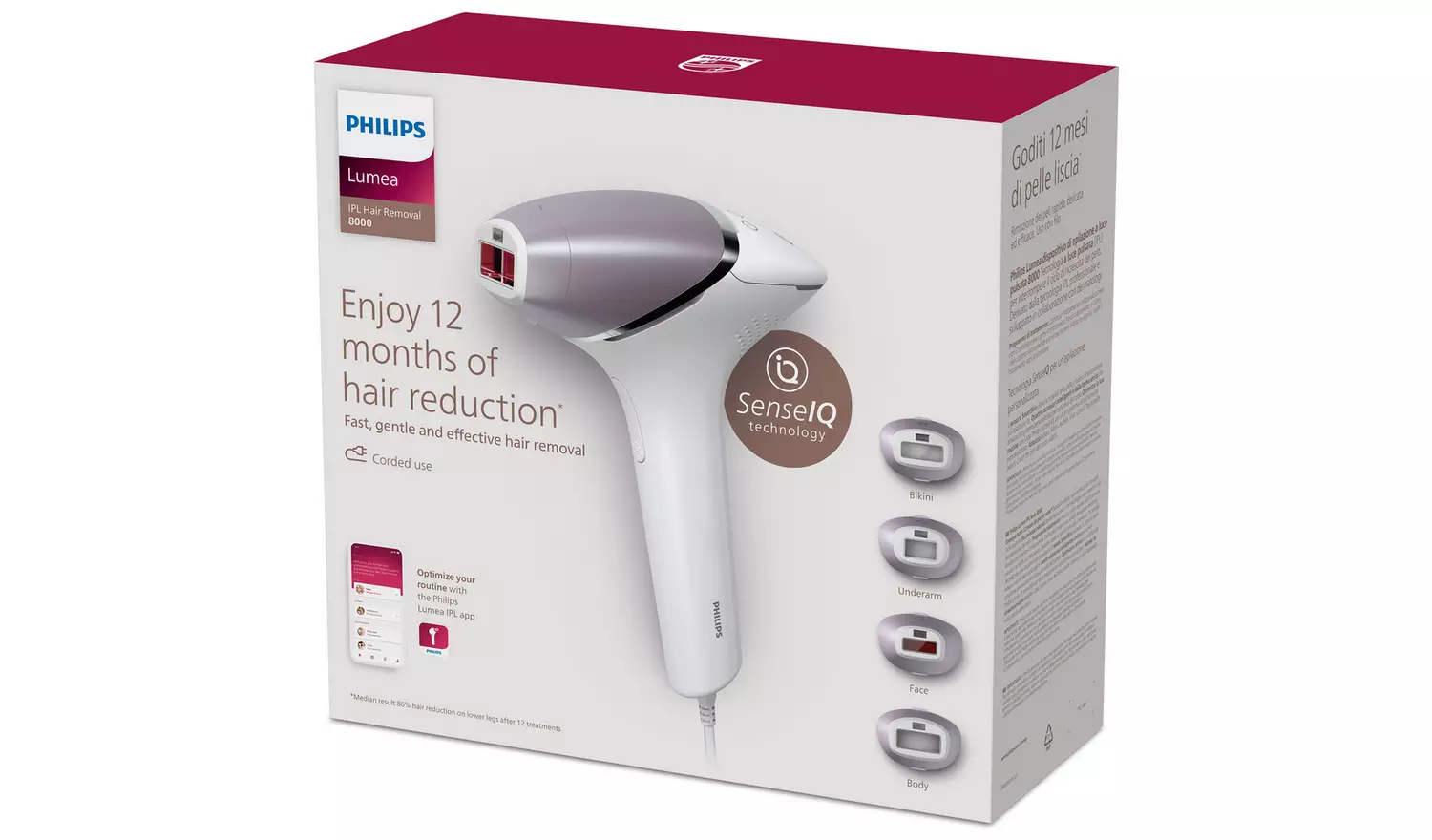 Philips Lumea S9000 BRI955/01 Cordless IPL Hair Removal