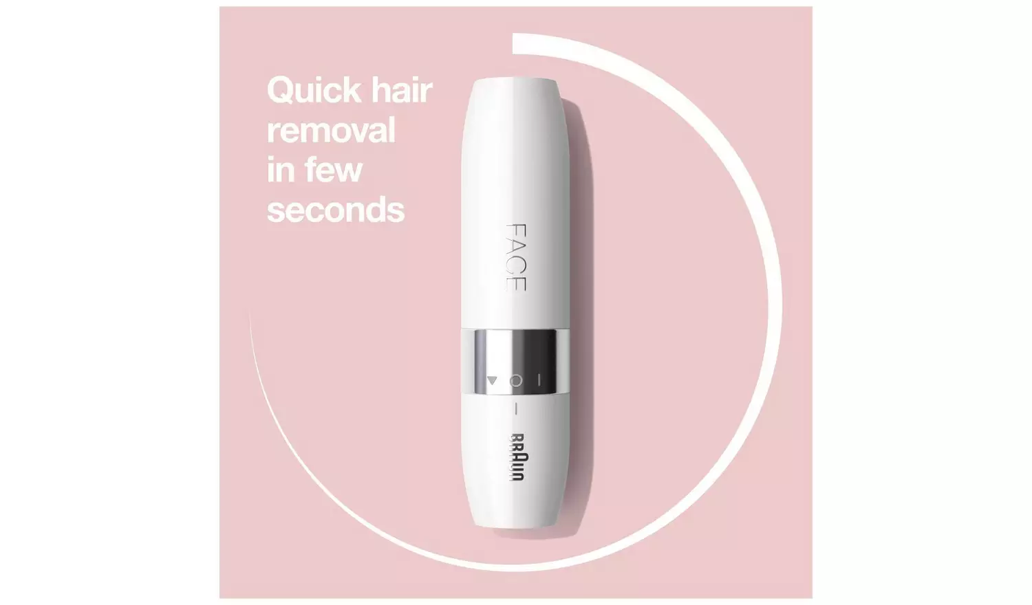 Braun FS1000 Face Dry Cordless Mini Hair Remover