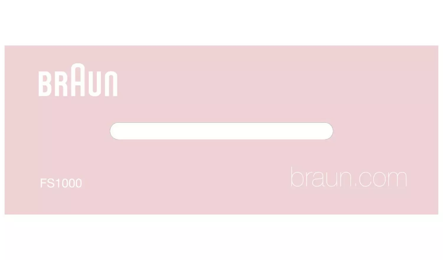 Braun FS1000 Face Dry Cordless Mini Hair Remover