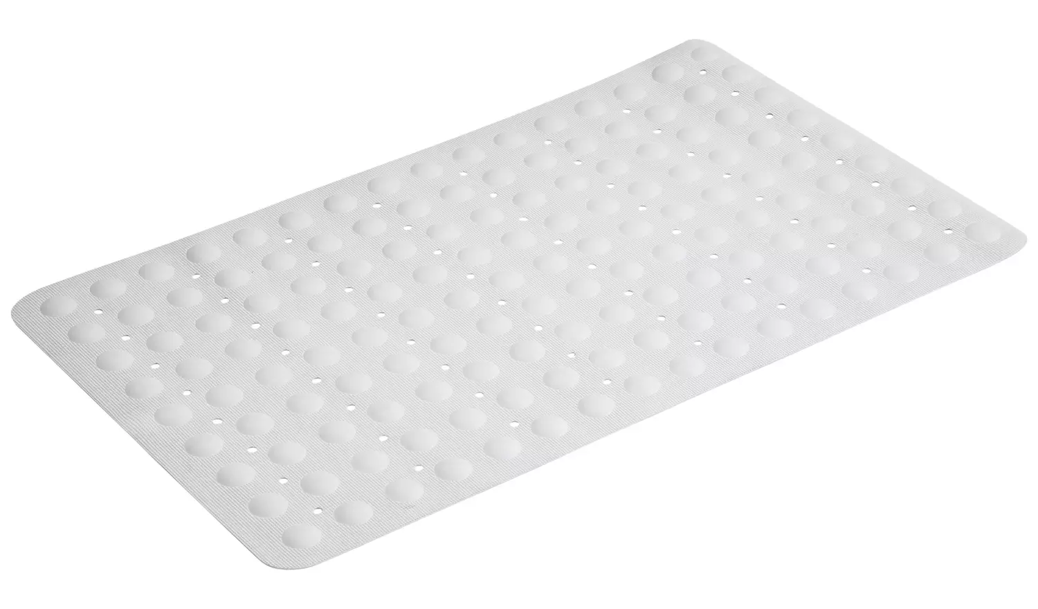 Argos Home Rubber Bath Mat - White