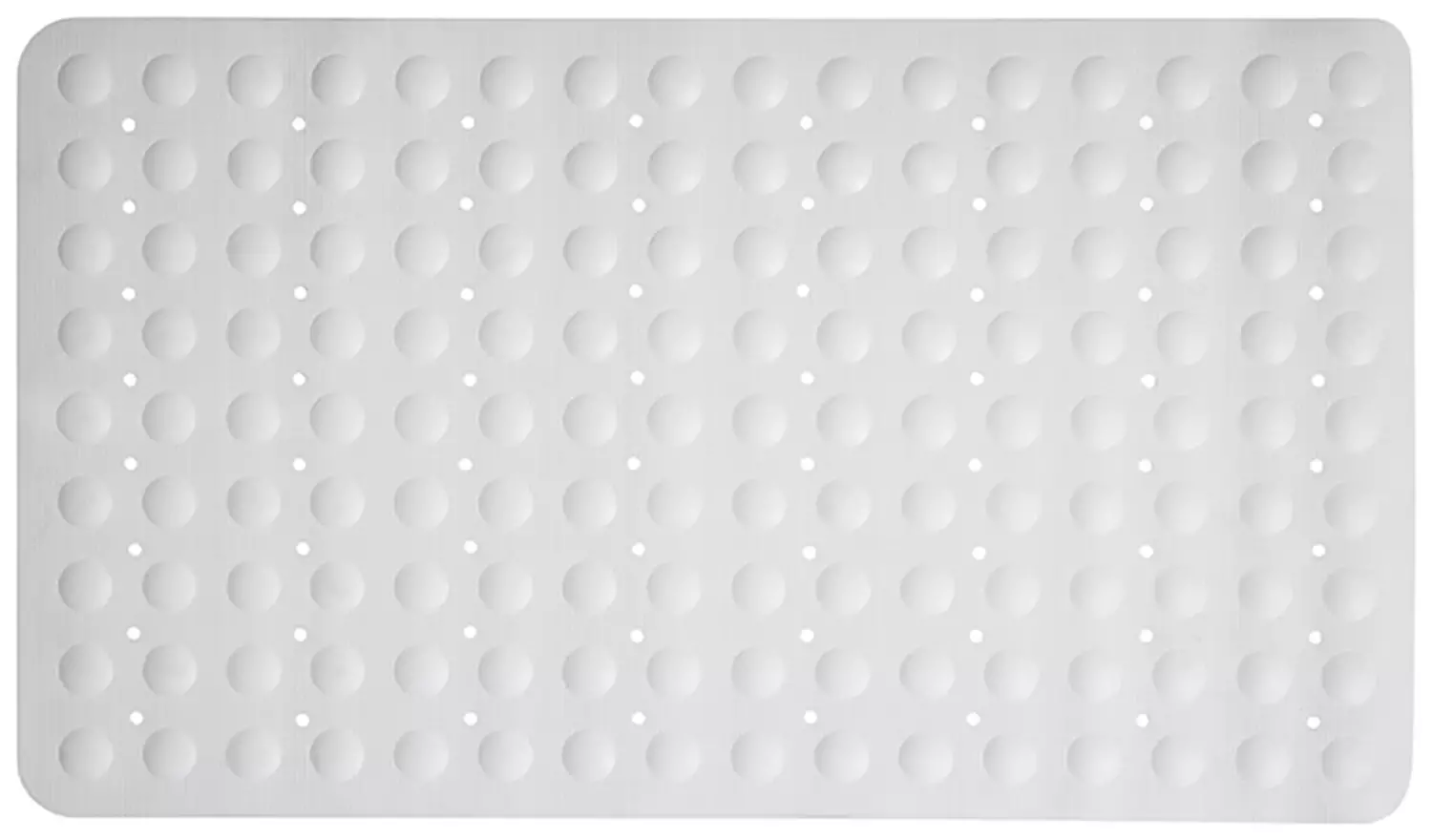 Argos Home Rubber Bath Mat - White