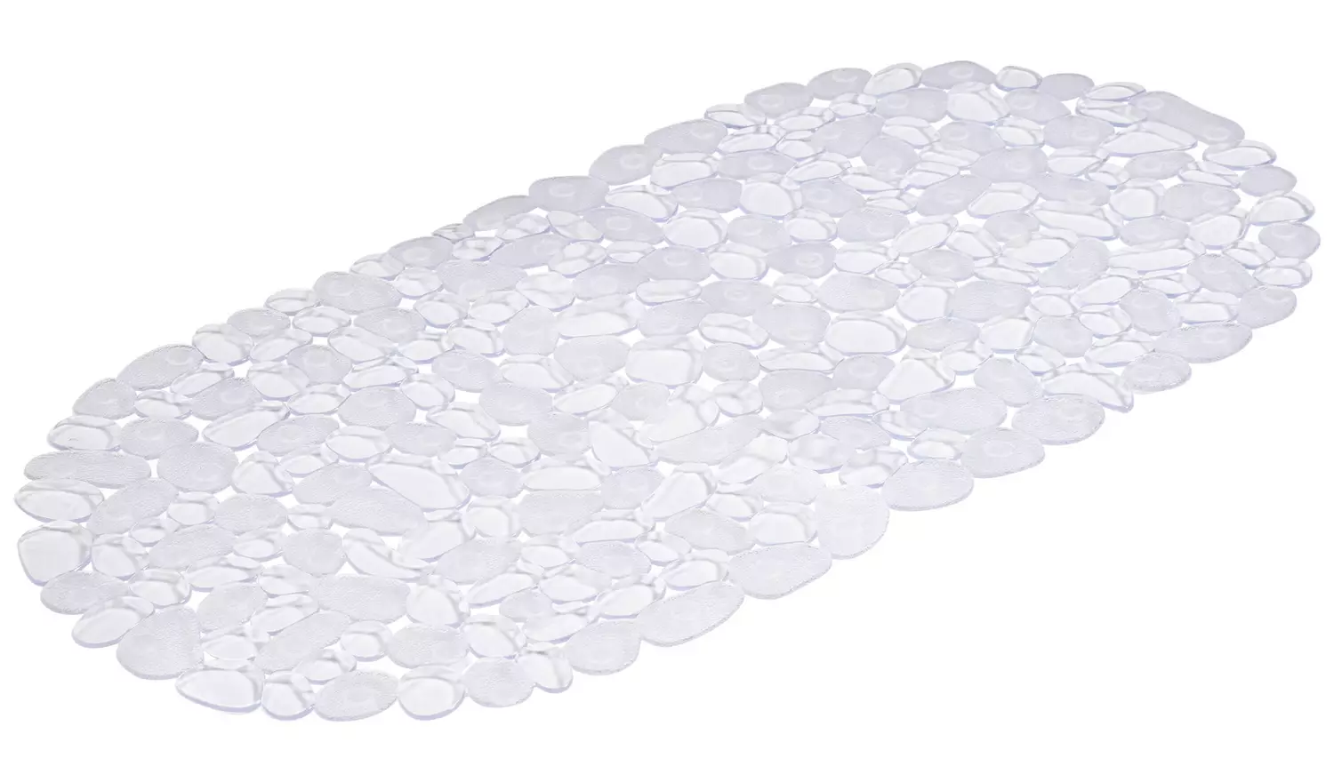 Argos Home PVC Pebbles Bath Mat - Clear