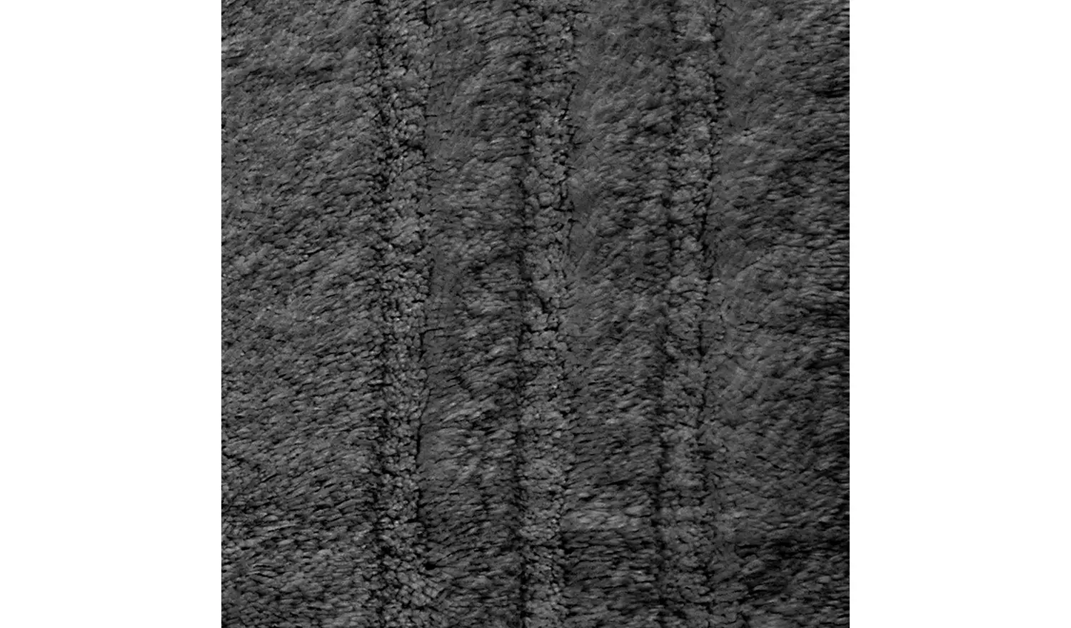 Habitat Deep Pile Black Cotton Cut Pile Bath Runner-100x40cm