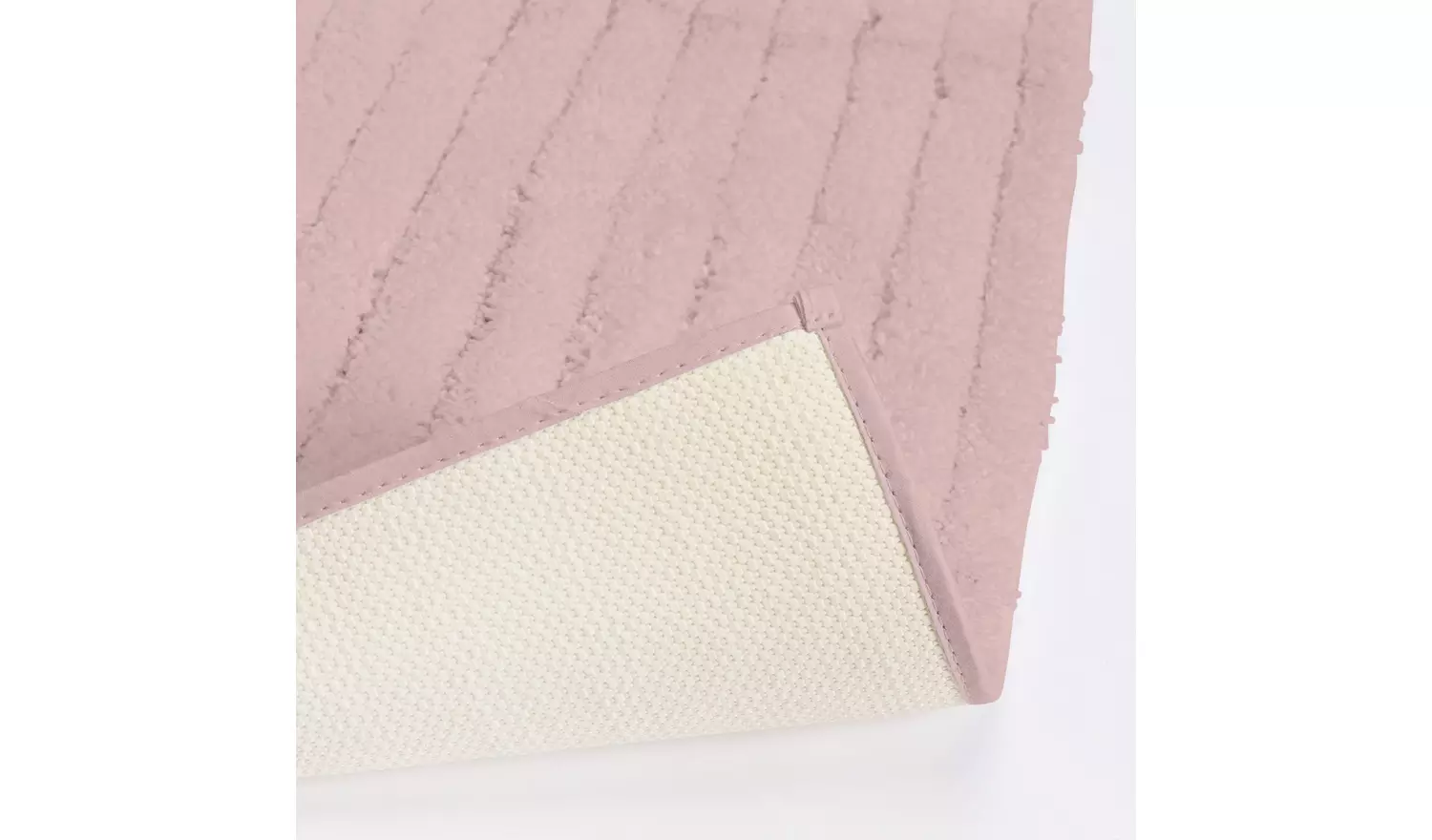 Habitat Supersoft Quick Dry Bath Mat - Blush Pink