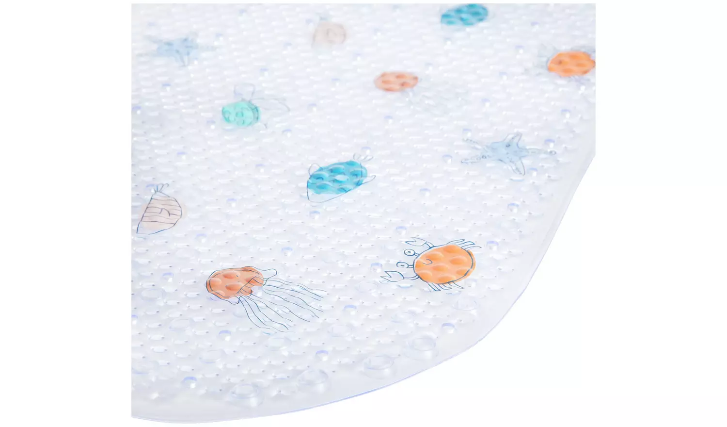 Argos Home Non-Slip Under the Sea Bath Mat - Clear