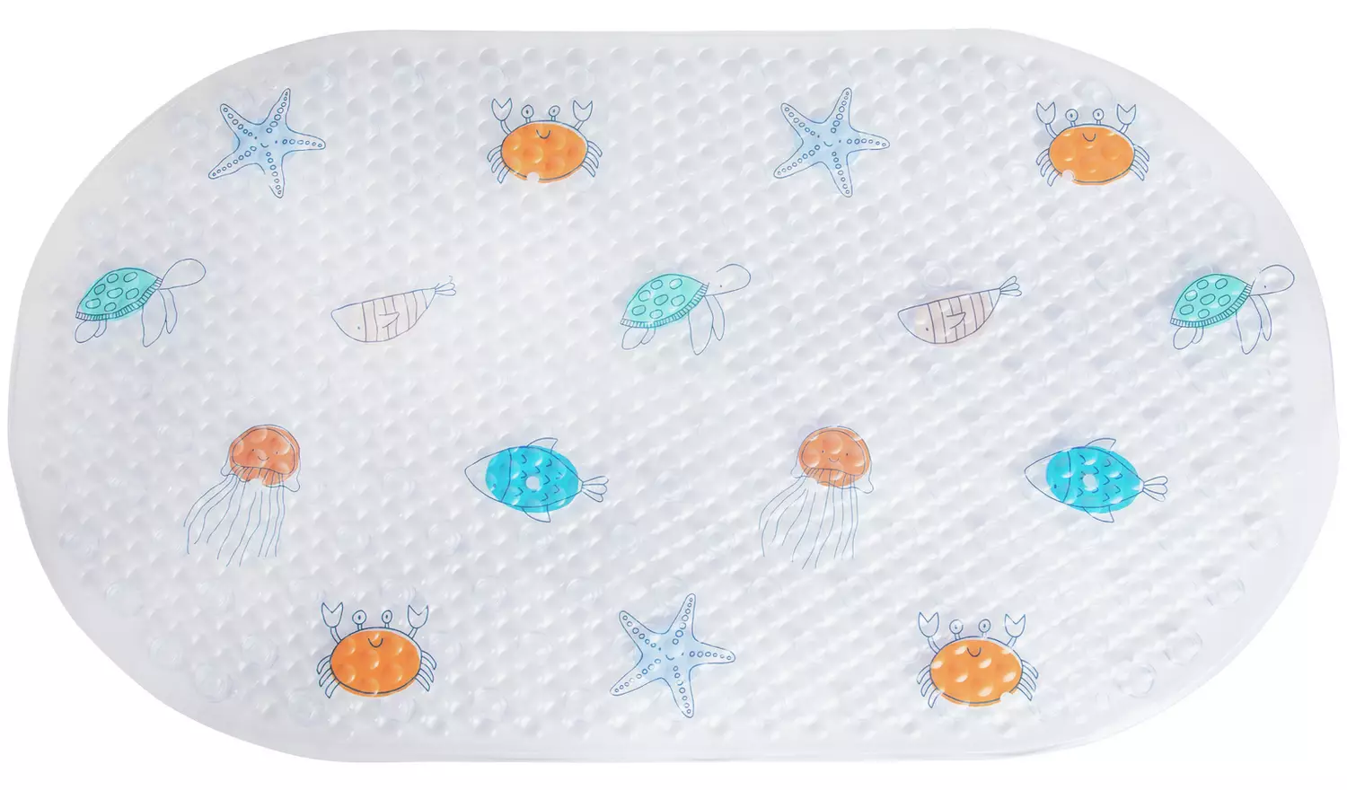 Argos Home Non-Slip Under the Sea Bath Mat - Clear
