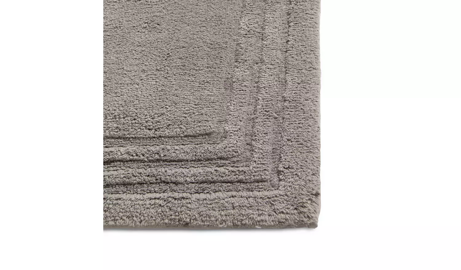 Habitat Deep Pile Bath Mat - Silver