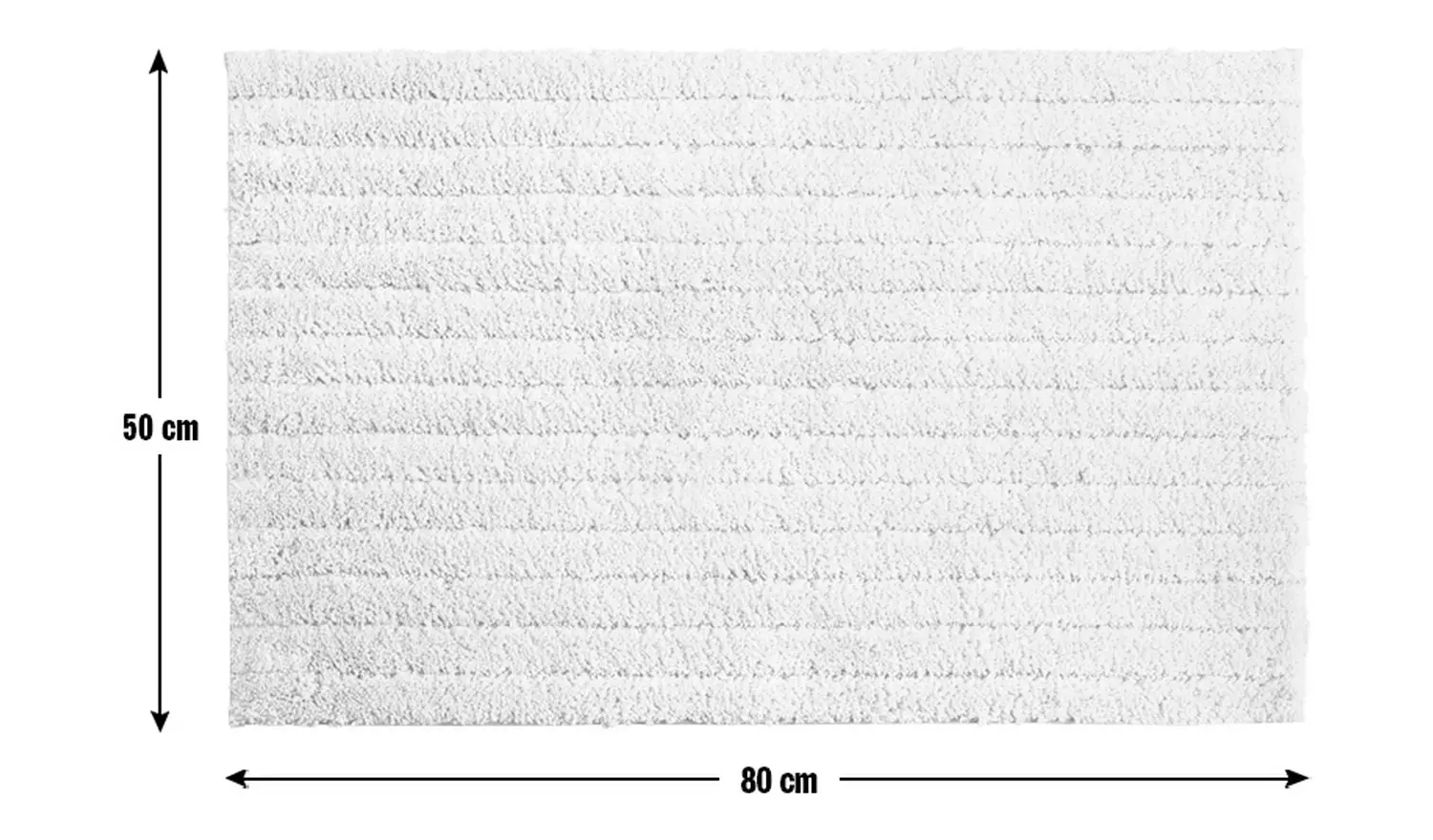 Habitat Supersoft Quick Dry Bath Mat - White
