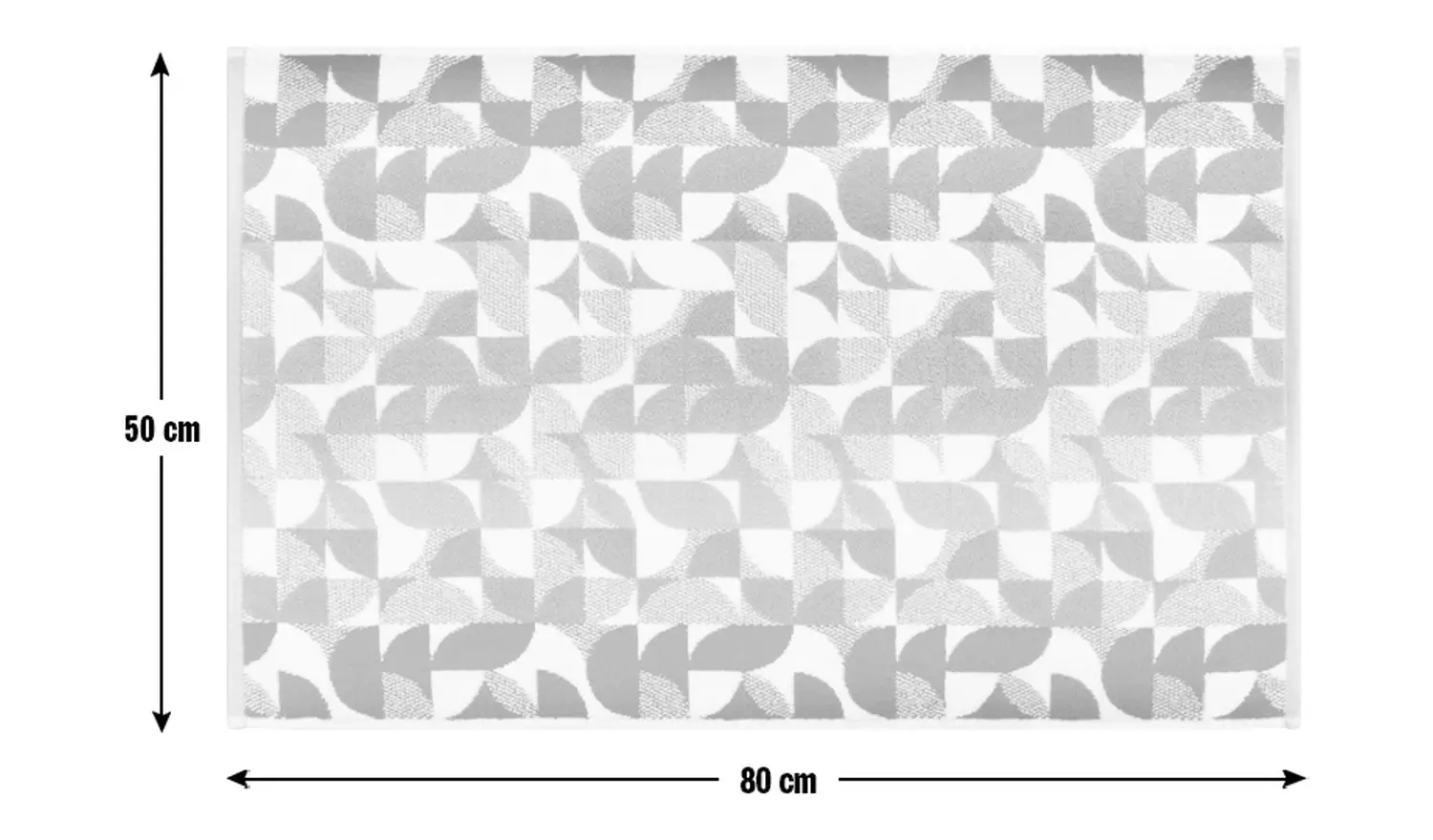 Habitat Geometric Bath Mat - Blue & Green